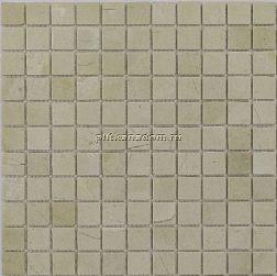 Caramelle Pietrine 7 мм Crema Marfil Matt Бежевая Матовая Мозаика 30,5х30,5х0,7 (4,8х4,8) см
