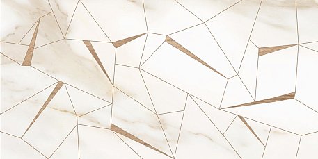 Azori Calacatta Royal Style Бежевая Матовая Настенная плитка 31,5х63 см