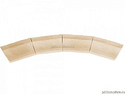 UniStone Трапеция шамот Желтый Обход для арок 20,5x15,5x6 см