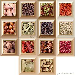 Absolut Keramika Cube Warm Kitchen Mix Декор 10х10 см