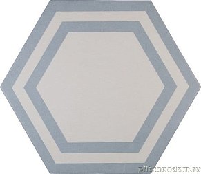 Adex Pavimento Hexagono Deco Azure Керамогранит 20х23 см
