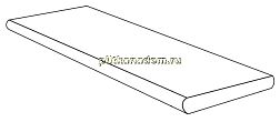 Casalgrande Padana Marmoker Travertino Moka Angolare (assemblato) Naturale Ступень 118х33 см