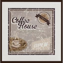 Monopole Coffee Time Brown B Декор 15х15 см