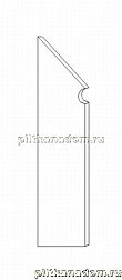 Atlas Concorde Seastone White Battiscopa Sag.SX Плинтус 7,2х30 см
