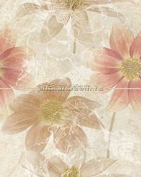 N-ceramica Crema Flower Bunch Панно 50х40 (из 2-х плиток) см