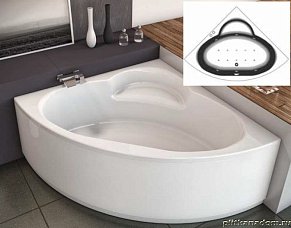 Kolpa San Royal Акриловая ванна, комплектация Superior 140x140