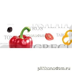 Absolut Keramika Salad AK1044 01 Декор 10x30 см
