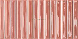 Wow Colour Notes Bars Rosemist Красная Глянцевая Настенная плитка 12,5x25 см
