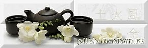 Absolut Keramika Japan Tea 04 Панно 20x60 (из 4-х штук) см