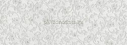 Metropol Ceramica Aliza Art White Белая Матовая Настенная плитка 25x70 см