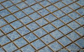 Tonomosaic PY 2301 Мозаика из голубой керамики 30х30 (2,3х2,3) см