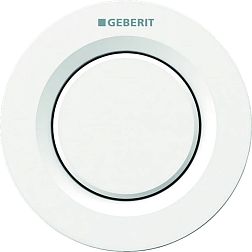 Geberit Тип 01 116.040.11.1 Пневмоклавиша смыва дистанционная, одинарный смыв, Белый «Alpine»
