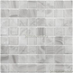 Vidrepur Nature Pearl River №5600 (на сетке) Серая Глянцевая Мозаика 31,7х31,7 (3,8x3,8)