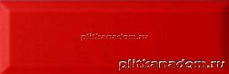 Monopole Fresh 10x30 Rojo Brillo bisel Настенная плитка 10x30 см