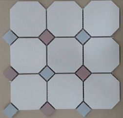 Керамика будущего(CF Systems) Метлахская плитка Диана Белая (Микс 13) Матовая Настенная плитка 30x30