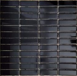 Tonomosaic Мозаика из керамики 98 DG Черная Матовая Мозаика 29,4х29,8 (2,15х7,15) см