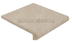 Gres de Aragon Capri Beige Peldano Redondo Ступень 32,5х33 см