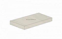 Atlas Concorde Russia Allure Джиойя Серая Матовая Ступень Угловая Левая 33x120 см