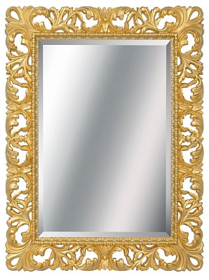 Tessoro Isabella Зеркало прямоугольное с фацетом TS-1021-G/L поталь золото