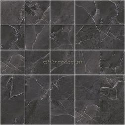 Laparet Olimpus Декор мозаичный чёрный MM34038 25х25 см