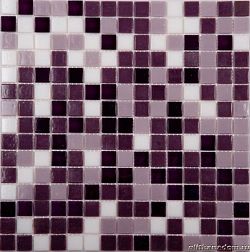 NS-mosaic Econom series MIX16 Мозаика стеклянная фиолетовая32,7х32,7 см