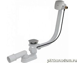 Alca Plast A564CRM3-80 Сифон для ванны с напуском воды через перелив пластик-металл
