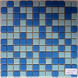 MVAPrintMosaic Мозаика стеклянная Микс 25FL-S-047 Синий + Голубой 31,5х31,5 см