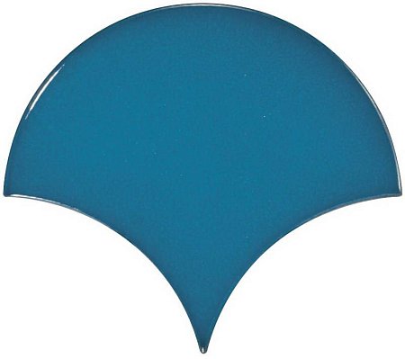 Equipe Scale 23841 Fan Electric Blue Настенная плитка 10,6x12 см