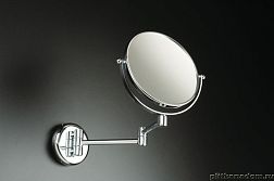 Stil Haus, настенное круглое косметическое зеркало (3x) с поворотным механизмом, хром, 489(08)