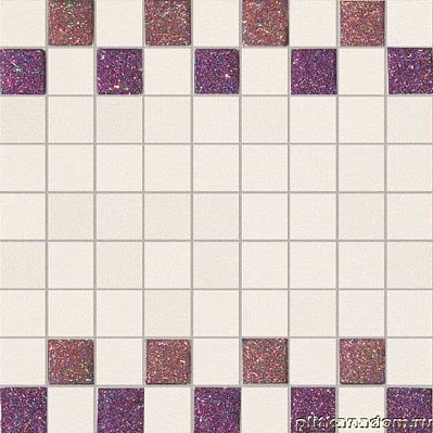 La Fabbrica Montenapoleone Vaniglia Musa Starlight Rosso Mosaico Мозаика 30x30