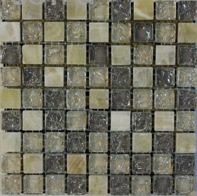 Muare Стеклянная мозаика QSG-011-15-8 30,5х30,5 см