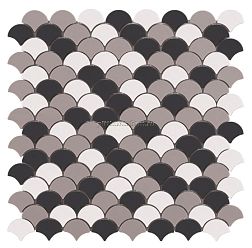 Vidrepur Soul Мозаика Black Mix (на сетке) 30,7х31,7