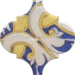 Kerama Marazzi Арабески Майолика OP-A160-65000 Декор Орнамент 6,5х6,5 см