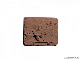 UniStone Птицы 1 Коричневый Вставка 14,3х14,3x3,5 см