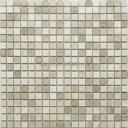 Caramelle Pietrine 4мм Travertino Silver Мозаика 30,5x30,5 (1,5х1,5) см