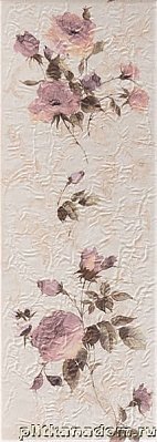 Mapisa Montevarchi White Flowers White Настенная плитка 25,3x70,6