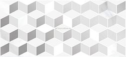 Cersanit Omnia Геометрия Белый Глянцевый Декор 20x44 см