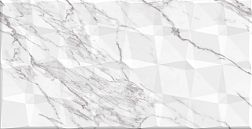 Belleza Cassana White W M-STR NR Satin Белая Структурированная Настенная плитка 31x61 см