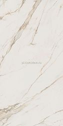 Abkstone Calacatta Gold Slab B Lux 12 mm Бежевый Полированный Керамогранит 163,5x323 см