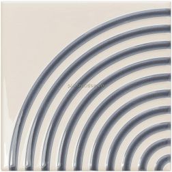 Wow Twister Twist Vapor Titanium Blue Белая Глянцевая Настенная плитка 12,5x12,5 см