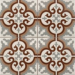 Etili Seramik Manisa Red Pre-cut Коричневый узор Матовый Керамогранит 45x45 см