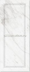 Gracia Ceramica Noir White 01 Белая Глянцевая Настенная плитка 25х60 см