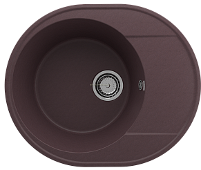 Ulgran Quartz Nora 585-06, трюфель Мойка кухонная 48,5х20