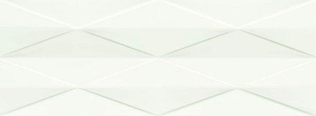Tubadzin Tonara White Satin A Str Белая Структурированная Настенная плитка 32,8x89,8 см