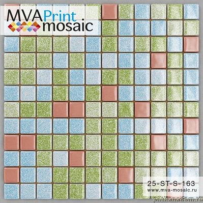 MVA-Mosaic 25ST-S-163 Стеклянная мозаика 31,7x31,7 (2,5х2,5)