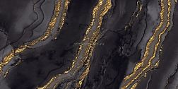Ocean Ceramic Dusky Gold 2 High Glossy Черный Глянцевый Керамогранит 60x120 см