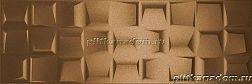 Sanchis Azulejos Colours Square Copper Коричневая Глянцевая Ректифицированная Настенная плитка 33x100 см