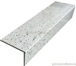Armano Terazzo Silver Poiish Полированная Ступень фронтальная 30x120 см