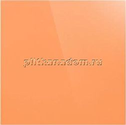 Уральский гранит Керамогранит UF026PR (насыщенно-оранжевый, моноколор) Полированный 60х60 см