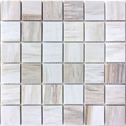 Caramelle Pietrine 7 мм Nuvola Rosato Pol Серая Полированная Мозаика 30,5х30,5х0,7 (4,8х4,8) см